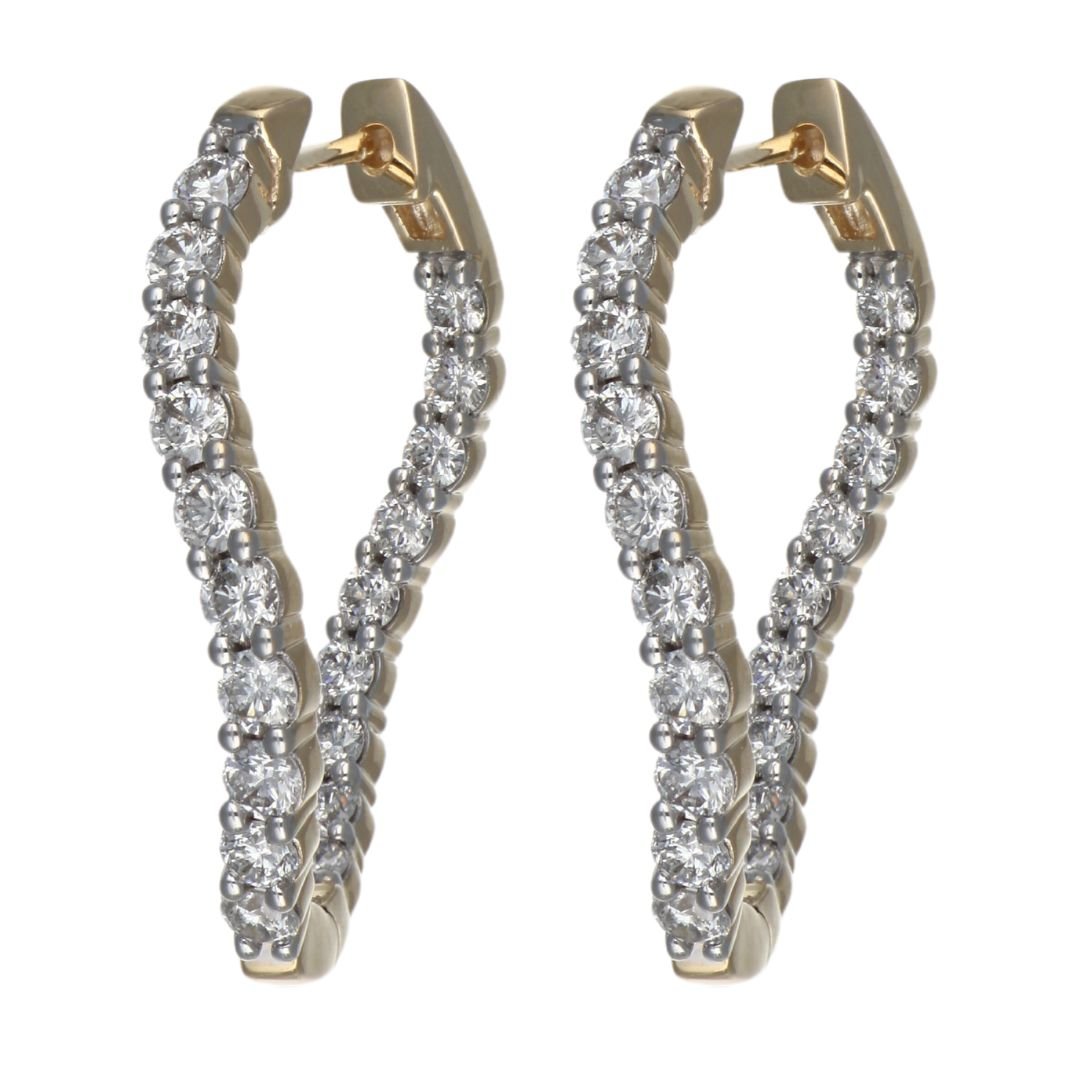 Buy White Diamond Earrings (White Diamond 1.99 cts.) at Kay's Fine Jewelry