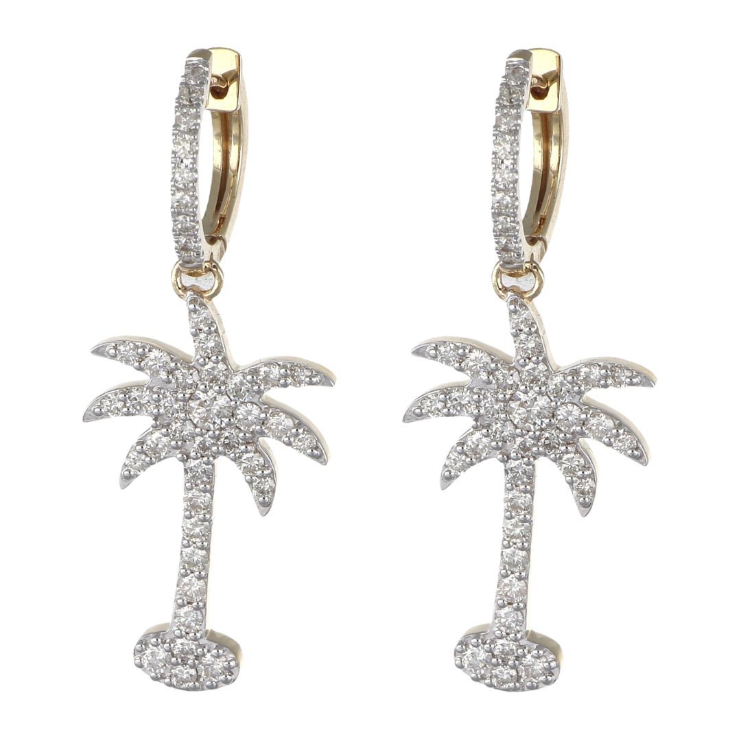 White Diamond Earrings (White Diamond 2.12 cts.) Not Net