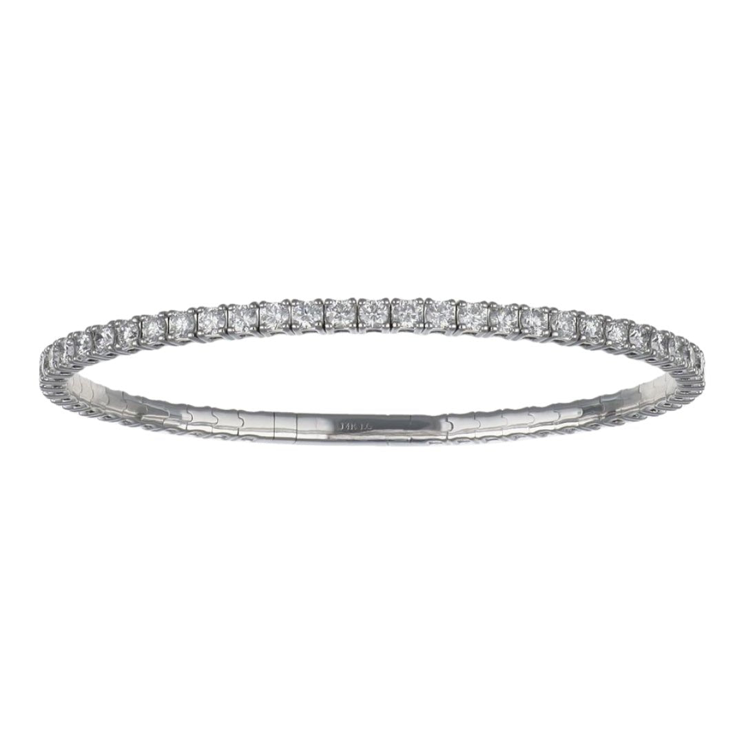 Buy White Diamond Flexi Bangle (Lab Grown White Diamond 4.02 cts.) at Kay's Fine Jewelry