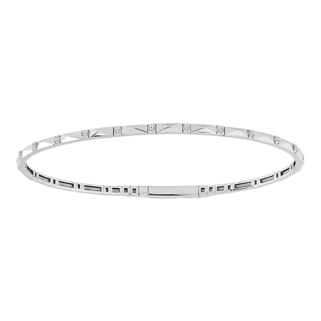 White Diamond Flexi Bangle (White Diamond 0.17 cts.) Not Net
