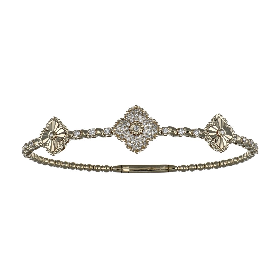 White Diamond Flexi Bangle (White Diamond 0.61 cts.) Not Net