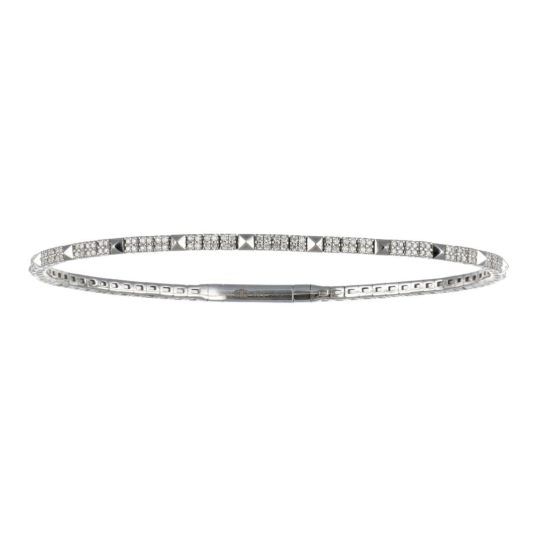 White Diamond Flexi Bangle (White Diamond 0.63 cts.) Not Net