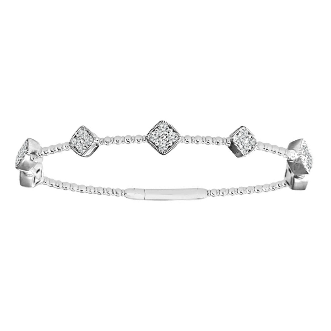 White Diamond Flexi Bangle (White Diamond 0.63 cts.) Not Net