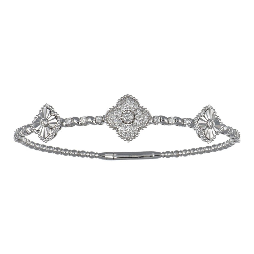 White Diamond Flexi Bangle (White Diamond 0.64 cts.) Not Net