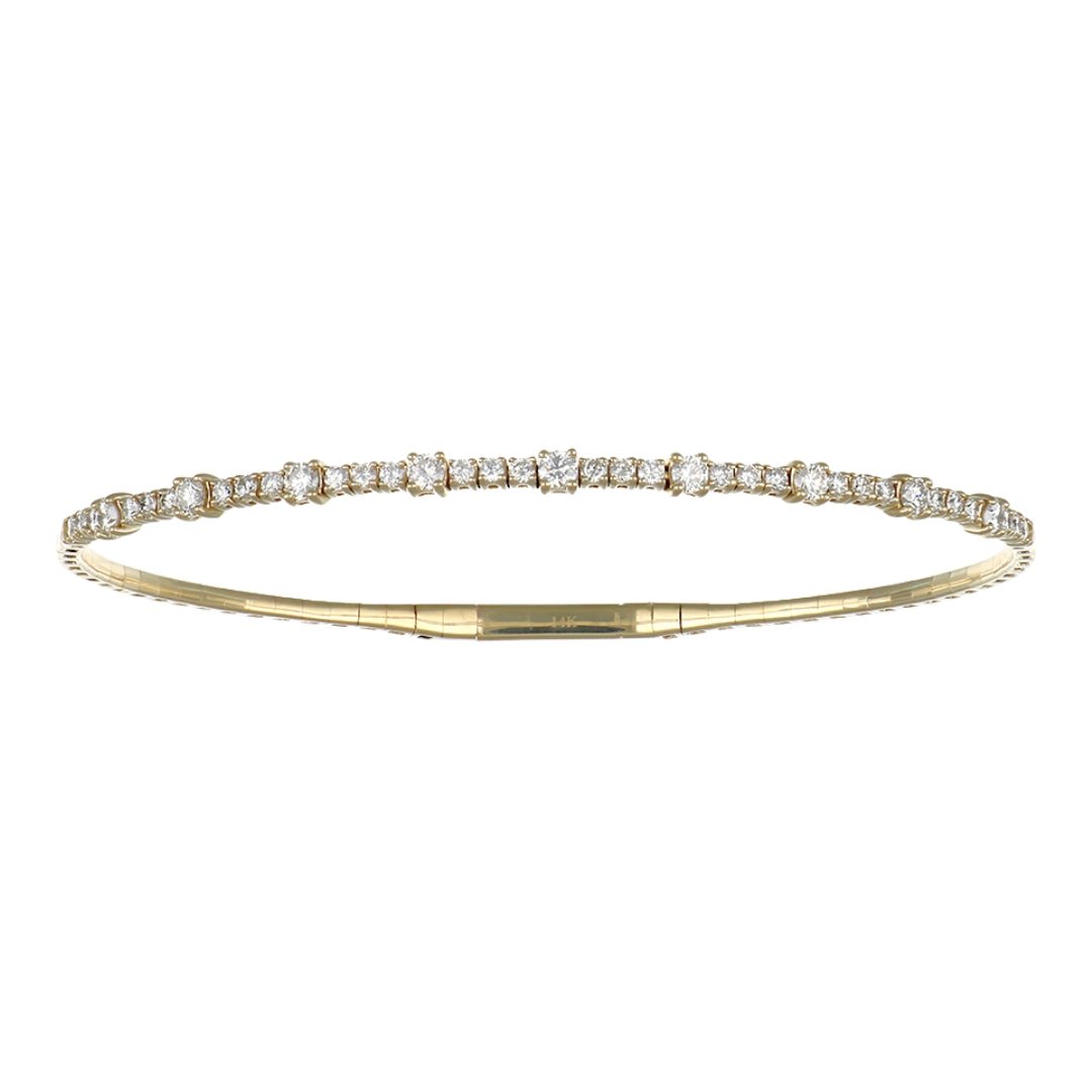 Buy White Diamond Flexi Bangle (White Diamond 0.92 cts.) at Kay's Fine Jewelry