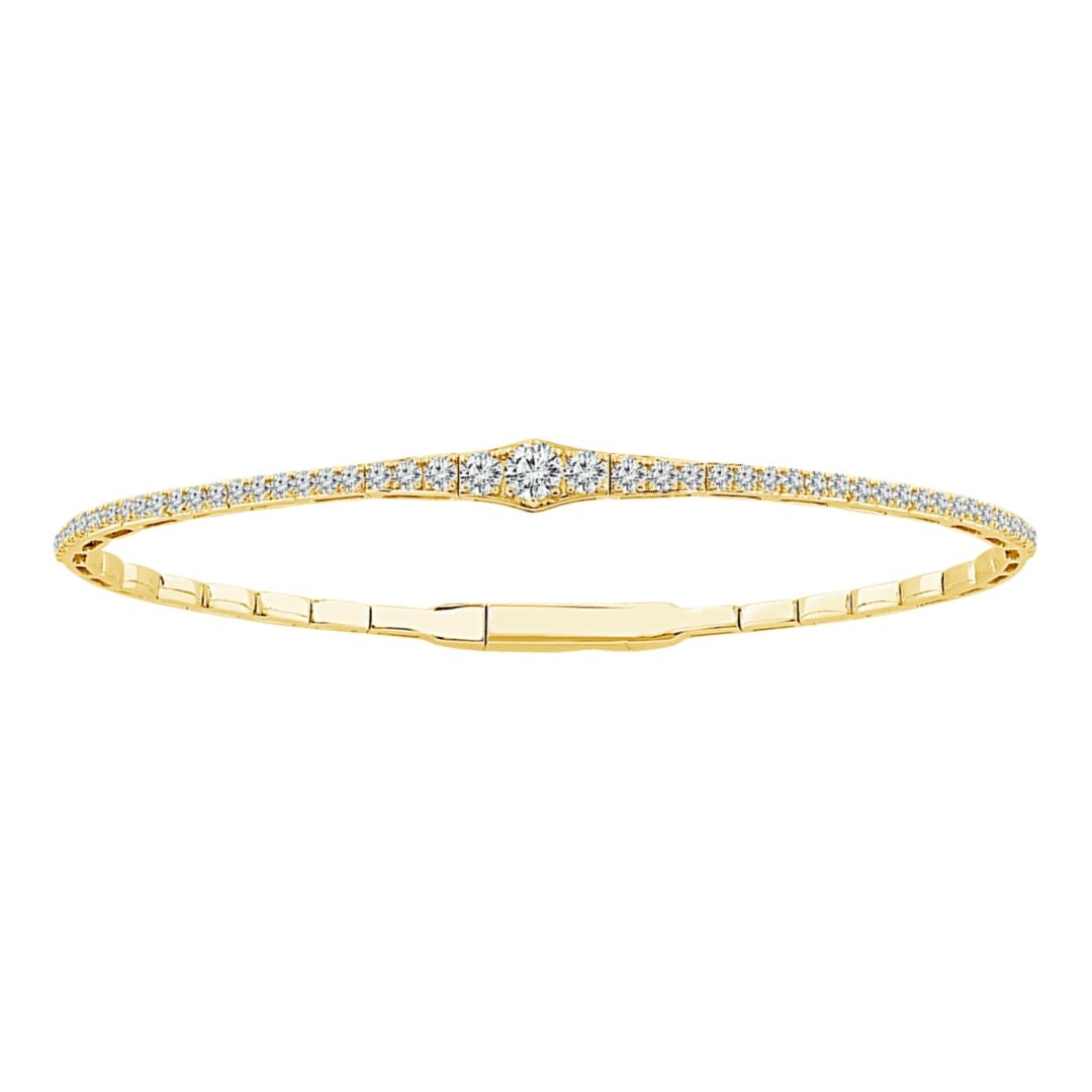 Buy White Diamond Flexi Bangle (White Diamond 1 cts.) at Kay's Fine Jewelry