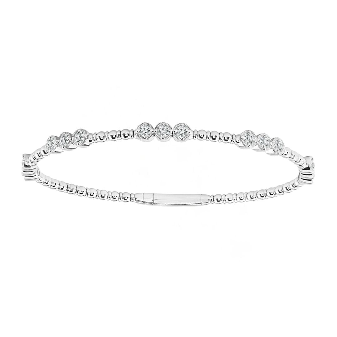 Buy White Diamond Flexi Bangle (White Diamond 1 cts.) at Kay's Fine Jewelry