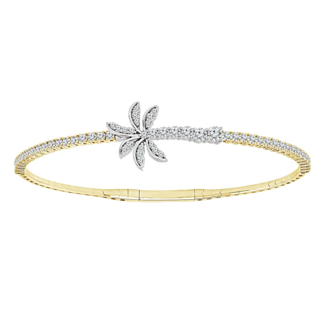 White Diamond Flexi Bangle (White Diamond 1.33 cts.) Not Net