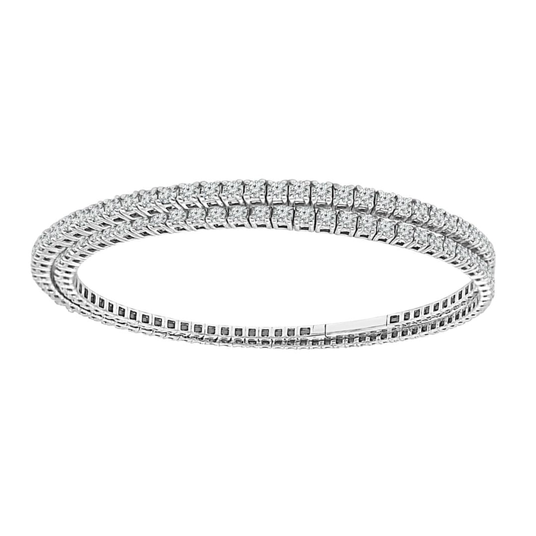 Buy White Diamond Flexi Bangle (White Diamond 4 cts.) at Kay's Fine Jewelry