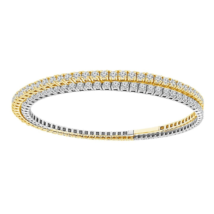 White Diamond Flexi Bangle (White Diamond 4 cts.) Not Net