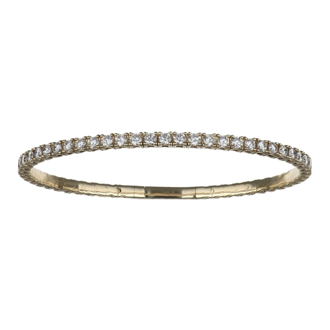 White Diamond Flexi Bangle (White Diamond 4.29 cts.) Not Net