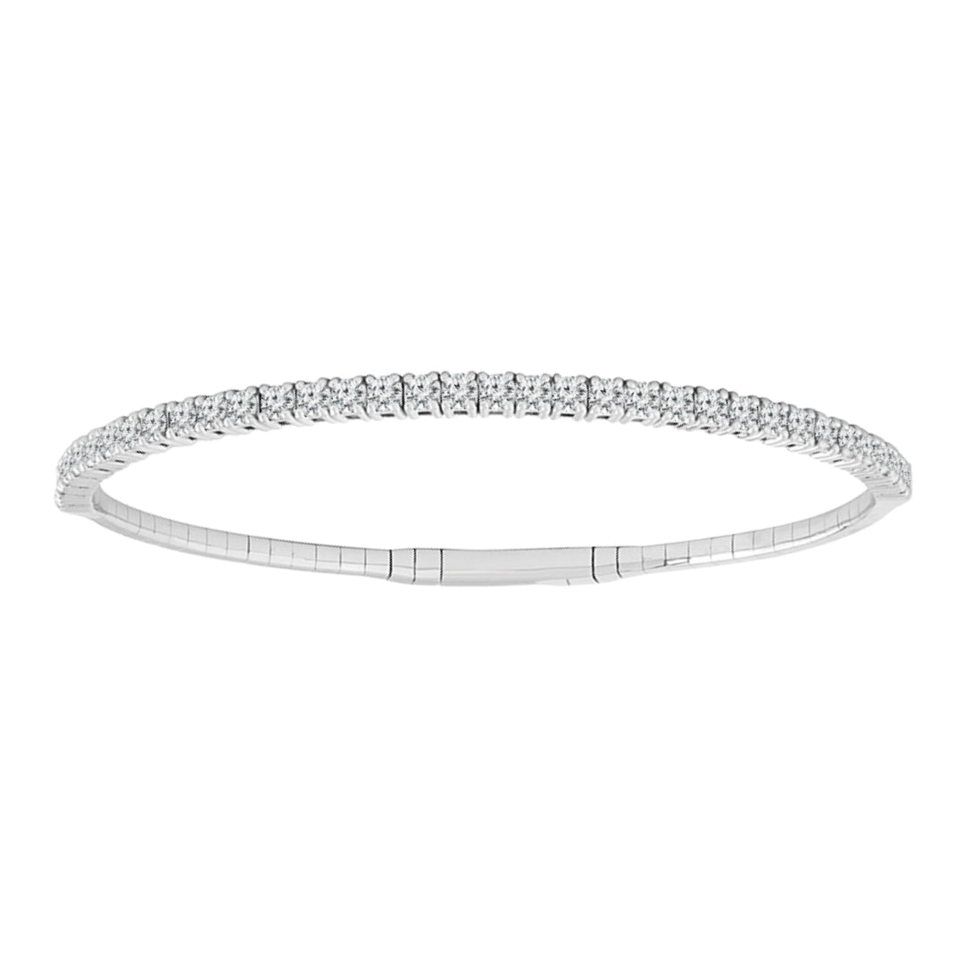 White Diamond Flexi Bangle (White Diamond 5.0 cts) Not Net
