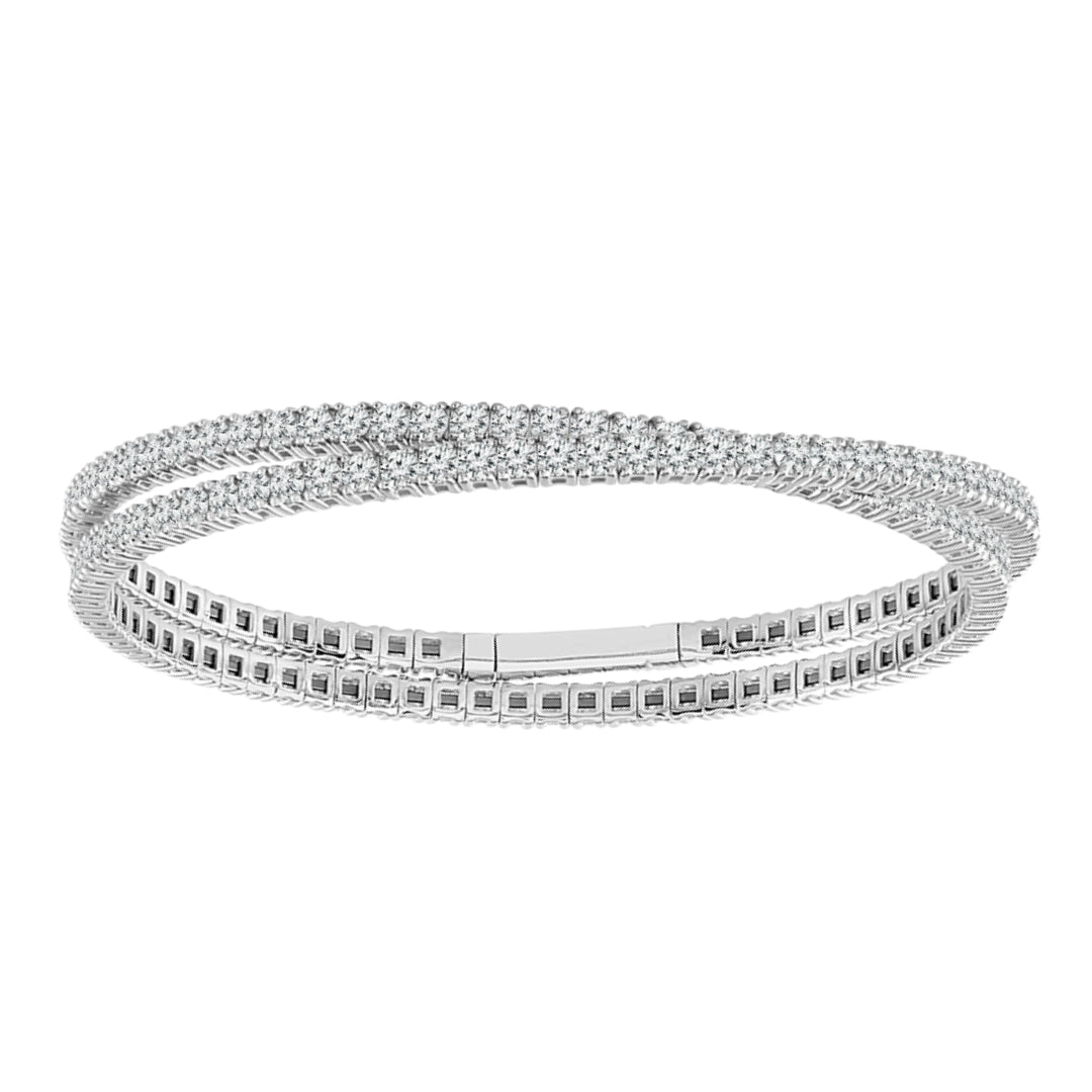 White Diamond Flexi Bangle (White Diamond 6.5 cts.(White Diamond 6.5 cts.) Not Net