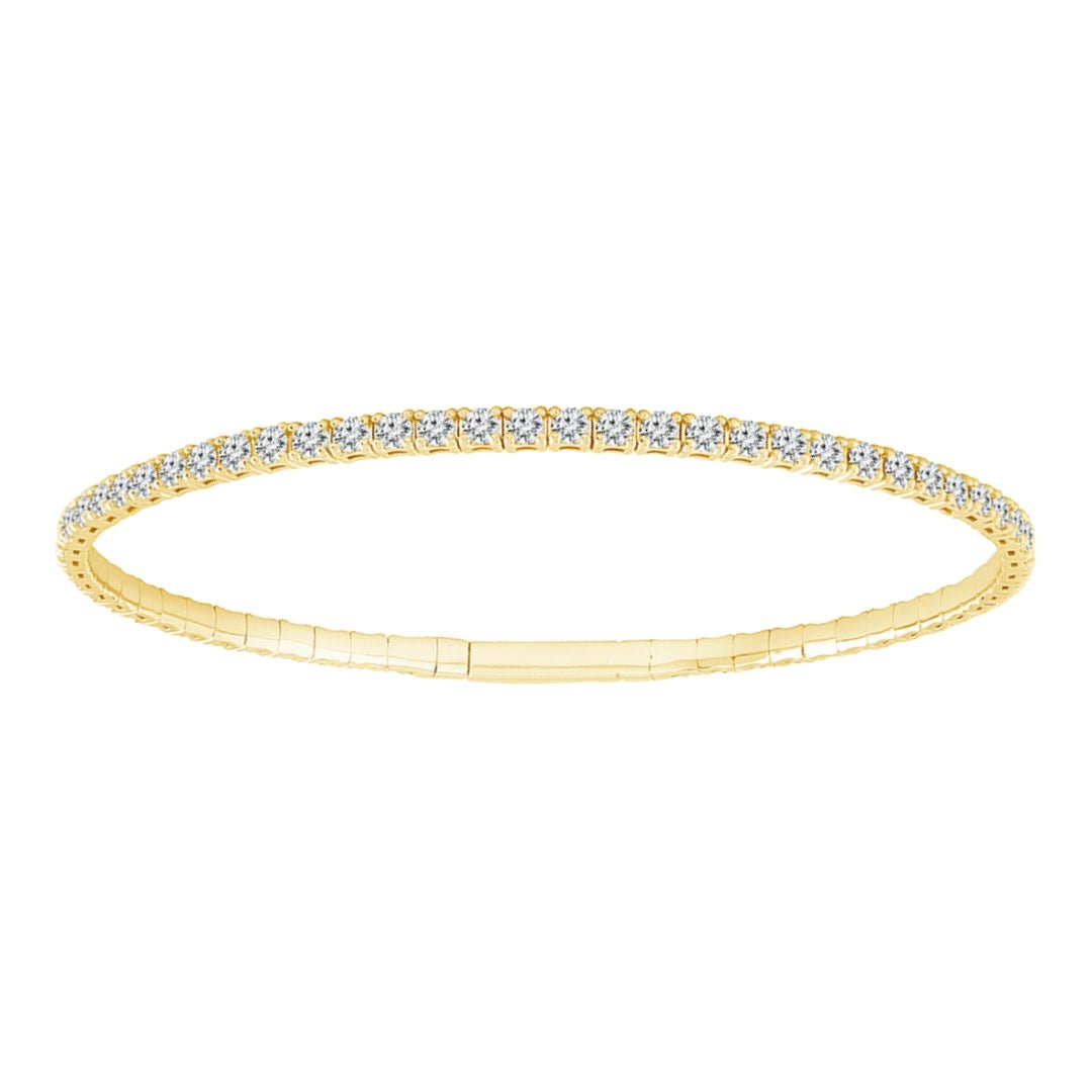 White Diamond Flexi Bangle (White Diamond 7.25 cts.) Not Net