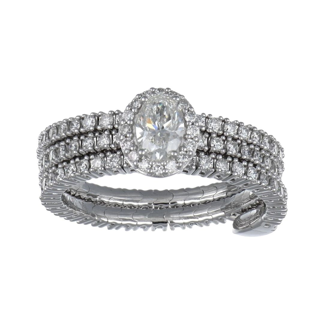 Buy White Diamond Flexi Ring (White Diamond 0.5 cts. White Diamond 1 cts.) at Kay's Fine Jewelry