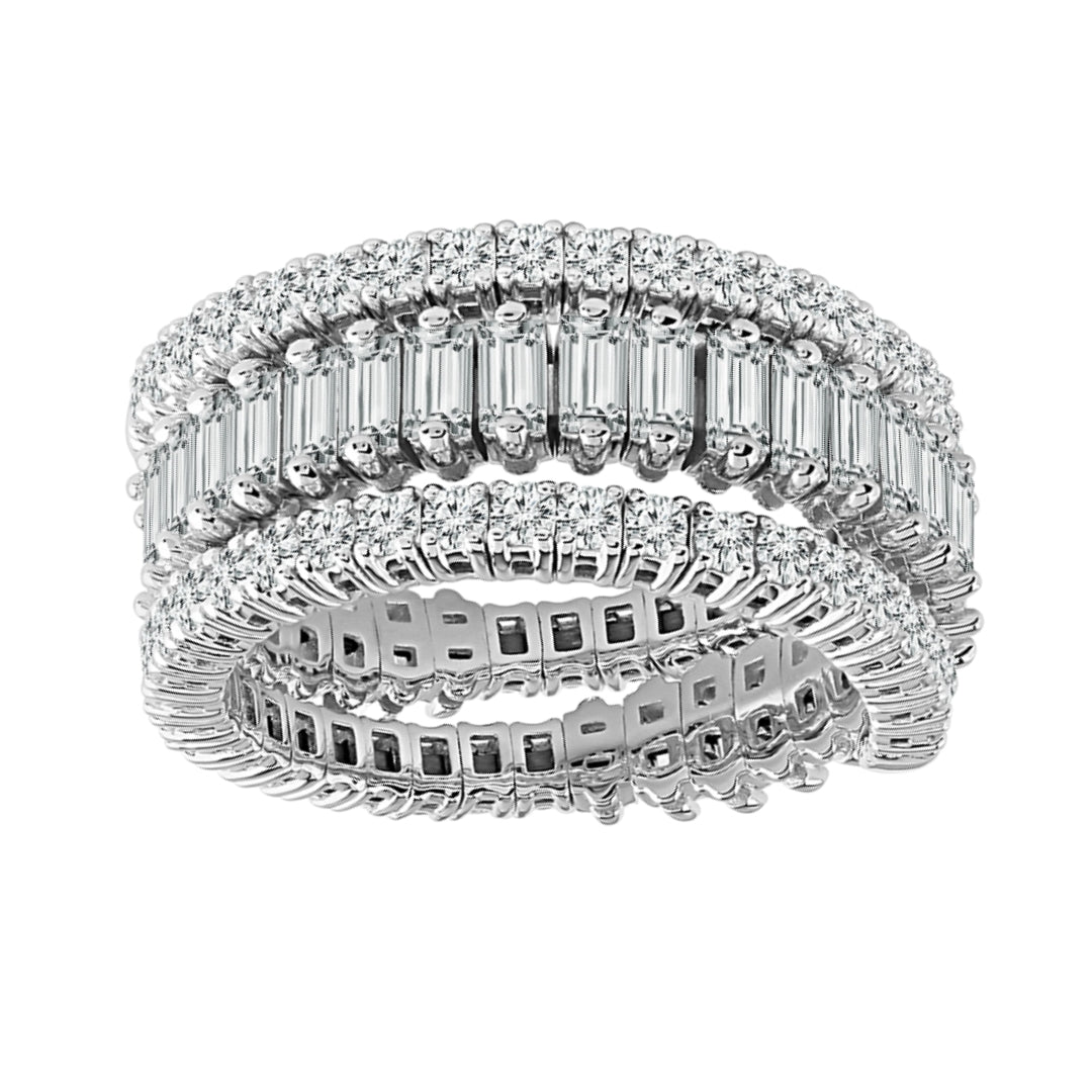 Buy White Diamond Flexi Ring (White Diamond 1.17 cts. White Diamond 0.84 cts.) at Kay's Fine Jewelry