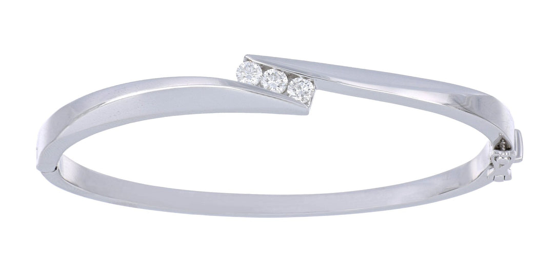 Buy White Diamond Ladies Bangle (White Diamond 0.57 cts.) at Kay's Fine Jewelry
