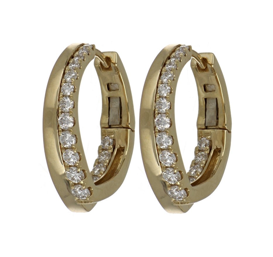 Buy White Diamond Ladies Earrings (White Diamond 1.03 cts.) at Kay's Fine Jewelry