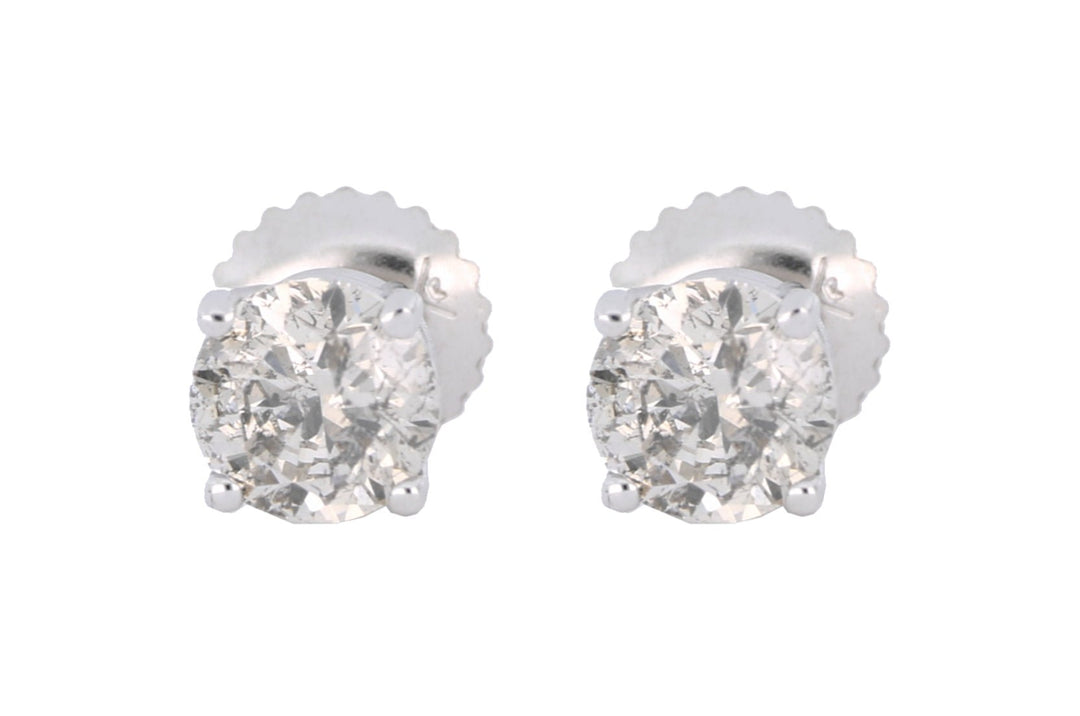 White Diamond Ladies Earrings (White Diamond 1.2 cts.) Not Net
