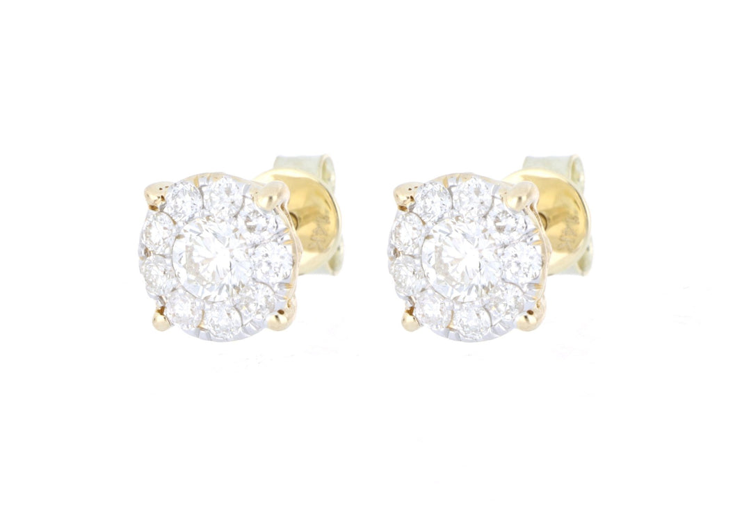White Diamond Ladies Earrings (White Diamond 1.20 cts.) Not Net