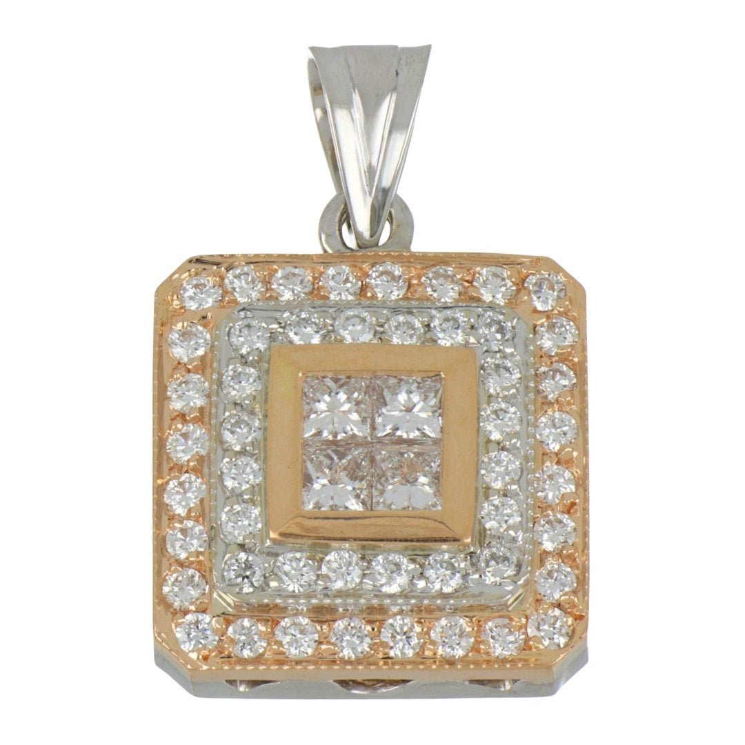 Buy White Diamond Ladies Pendant (White Diamond 0.5 cts. White Diamond 0.75 cts.) at Kay's Fine Jewelry