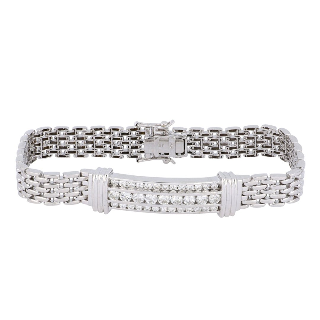 Buy White Diamond Men's Bracelet (White Diamond 2.33 cts.) at Kay's Fine Jewelry