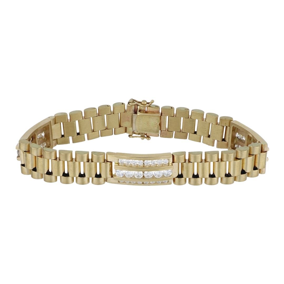 Buy White Diamond Men's Bracelet (White Diamond 2.4 cts.) at Kay's Fine Jewelry