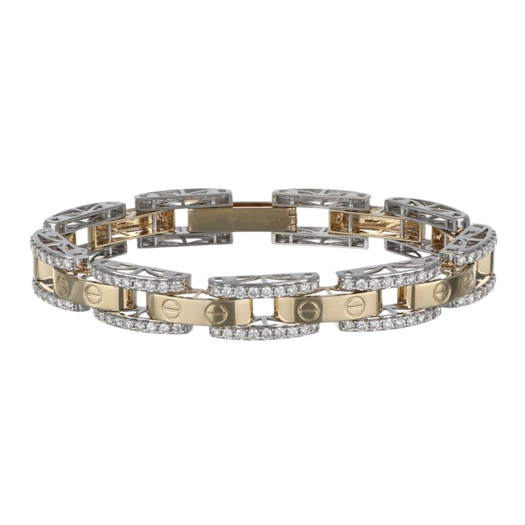 Buy White Diamond Men's Bracelet at Kay's Fine Jewelry