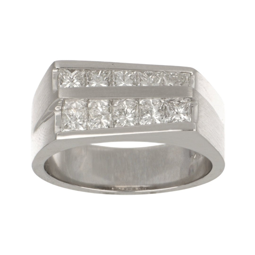 Buy White Diamond Men's Ring (White Diamond 2.12 cts.) at Kay's Fine Jewelry