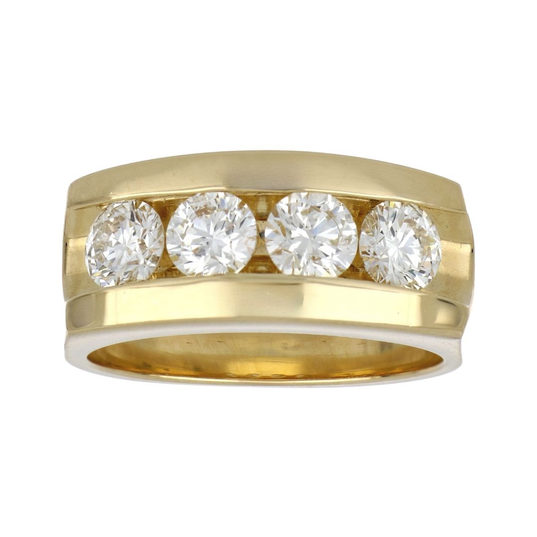 White Diamond Men's Ring (White Diamond 2.2 cts.) Not Net