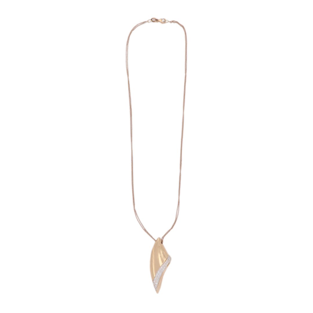 White Diamond Necklace (White Diamond 0.56 cts.) Not Net