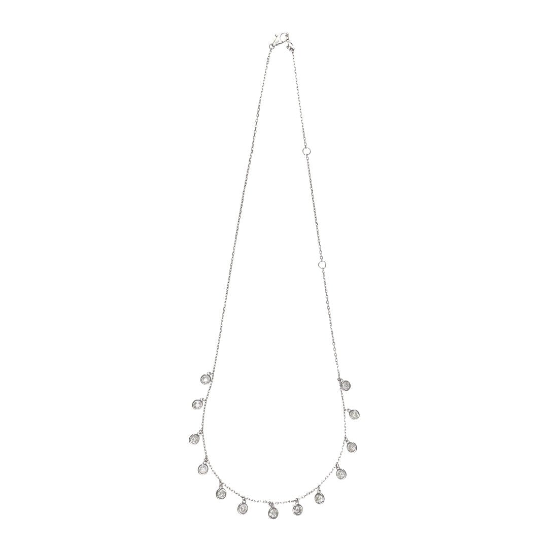 White Diamond Necklace (White Diamond 2 cts.) Not Net