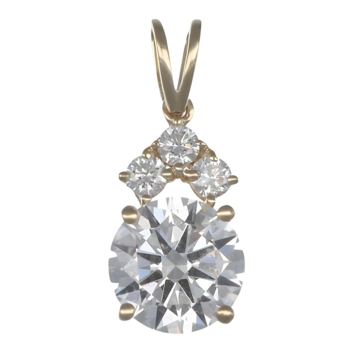 Buy White Diamond Pendant (Lab Grown White Diamond 3.01 cts. Lab Grown White Diamond 0.3 cts.) at Kay's Fine Jewelry