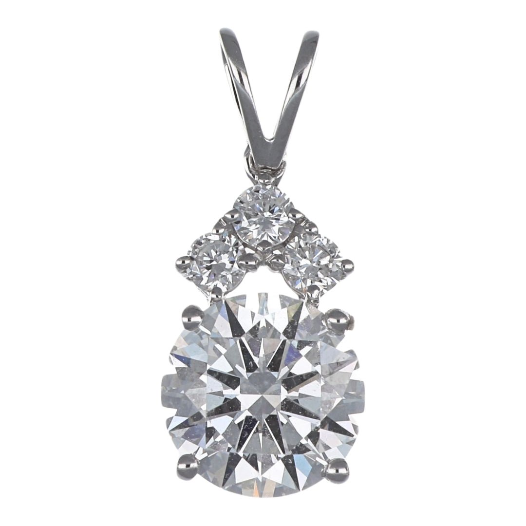Buy White Diamond Pendant (Lab Grown White Diamond 3.02 cts. Lab Grown White Diamond 0.29 cts.) at Kay's Fine Jewelry