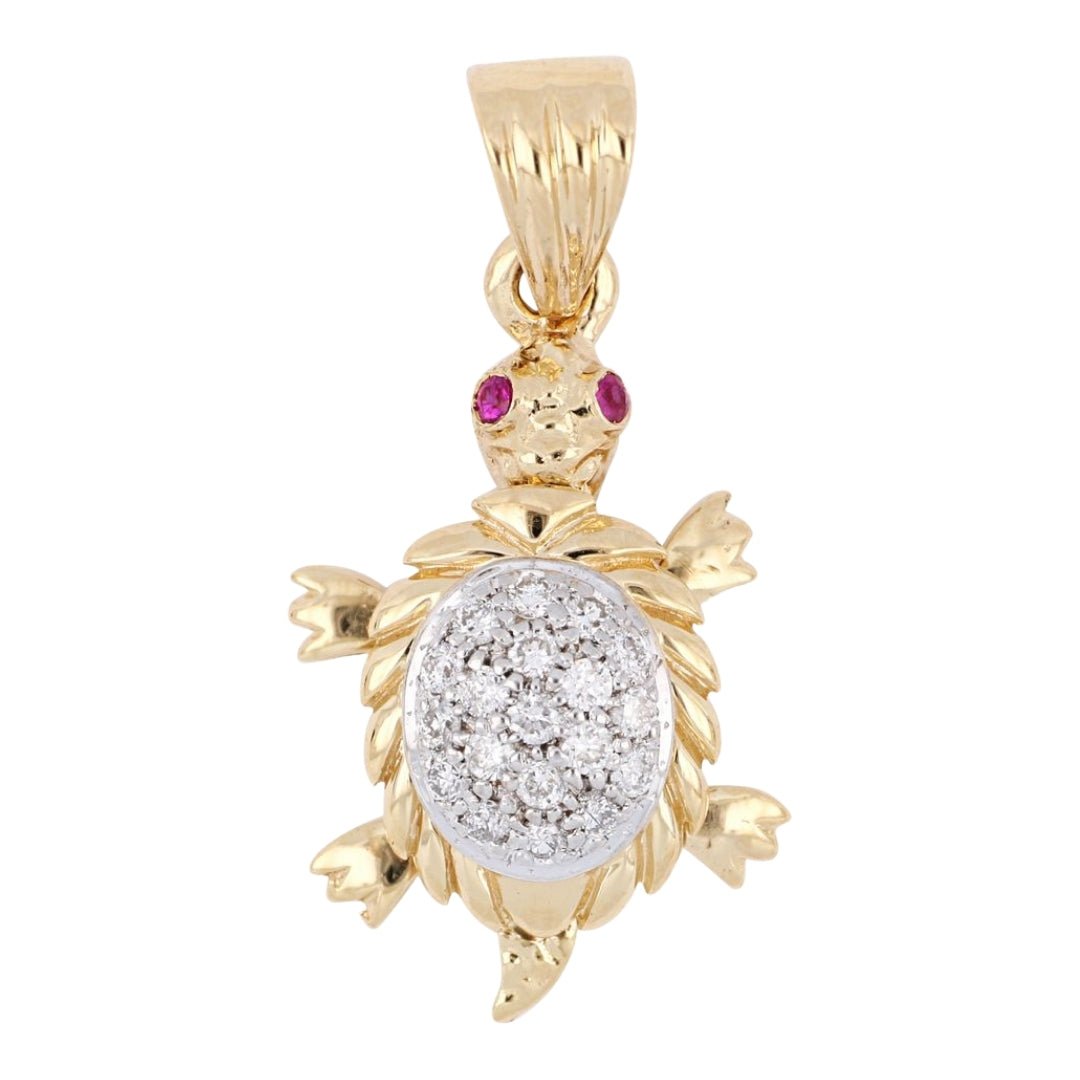 Buy White Diamond Pendant (White Diamond 0.17 cts. Ruby 0.02 cts.) at Kay's Fine Jewelry