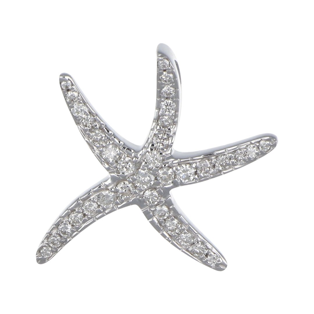 White Diamond Pendant (White Diamond 0.22 cts.) Not Net