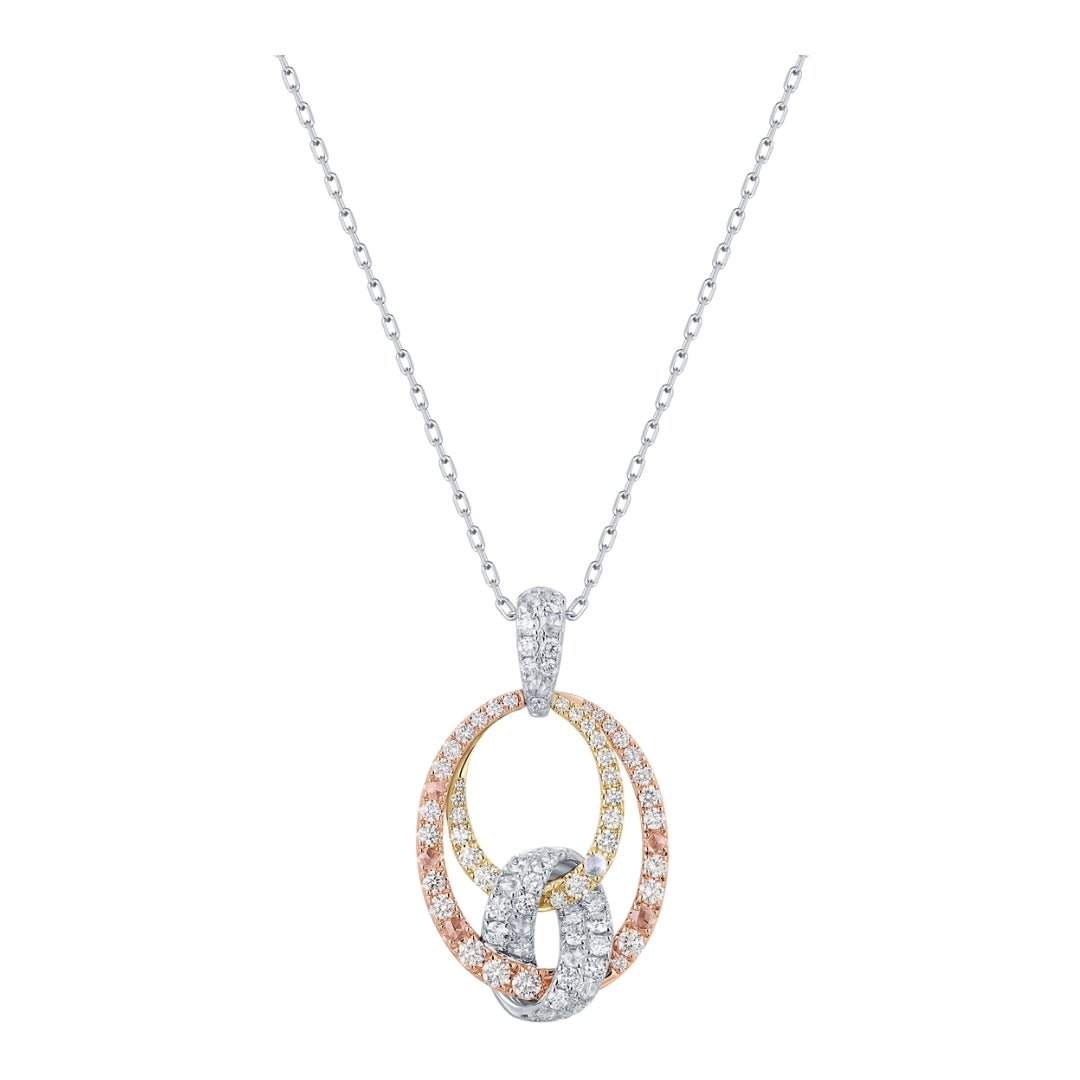 White Diamond Pendant (White Diamond 0.35 cts. White Diamond 1.88 cts.) Not Net