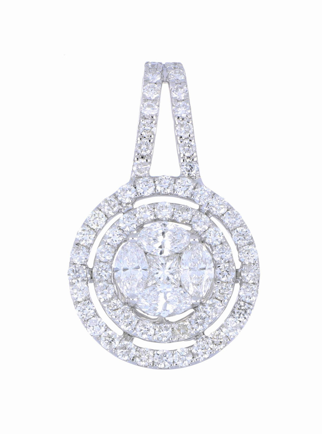 Buy White Diamond Pendant (White Diamond 0.38 cts. White Diamond 0.63 cts. White Diamond Included cts.) at Kay's Fine Jewelry