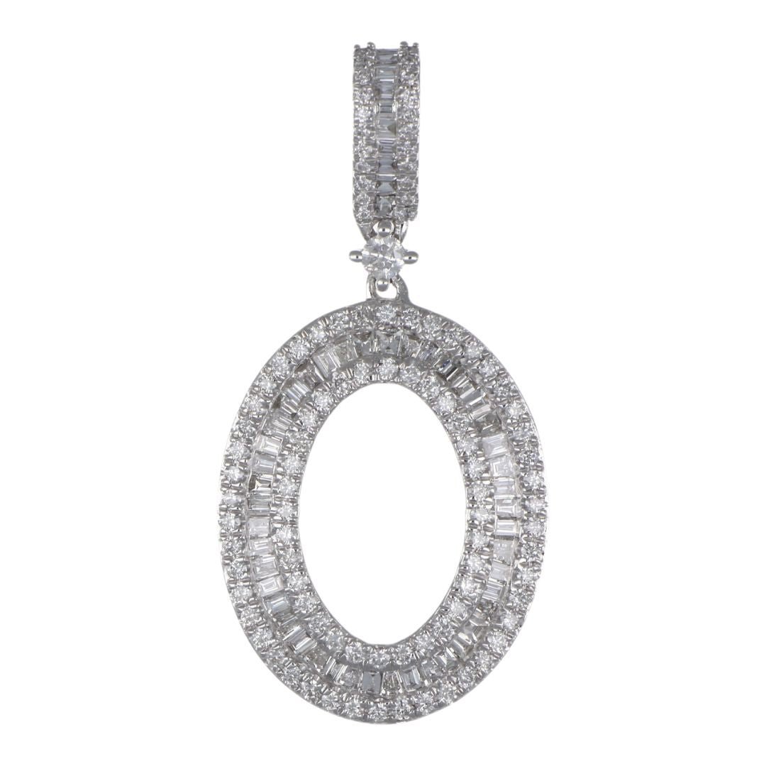 White Diamond Pendant (White Diamond 0.47 cts. White Diamond 0.48 cts.) Not Net