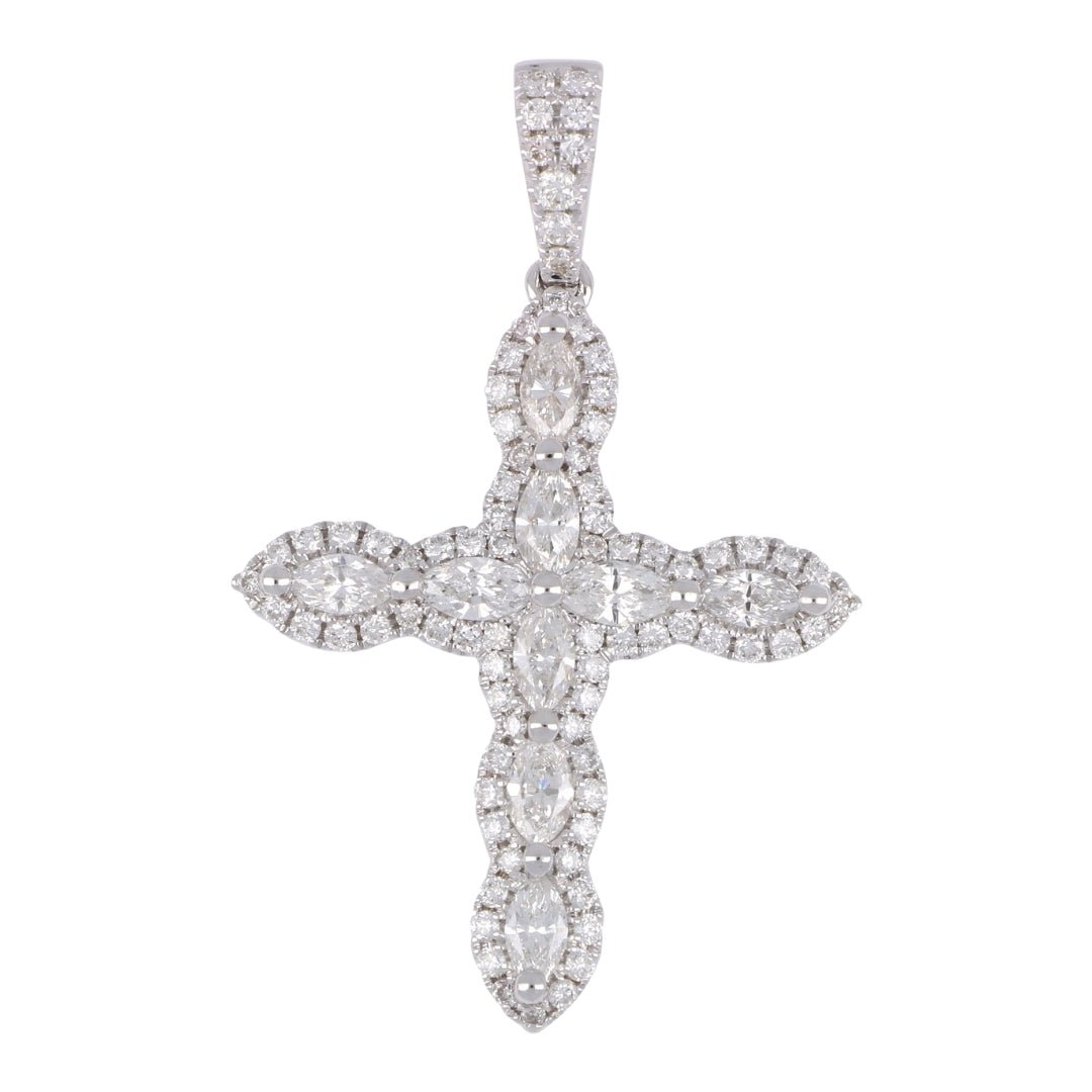 Buy White Diamond Pendant (White Diamond 0.71 cts. Round White Diamond 0.44 cts.) at Kay's Fine Jewelry