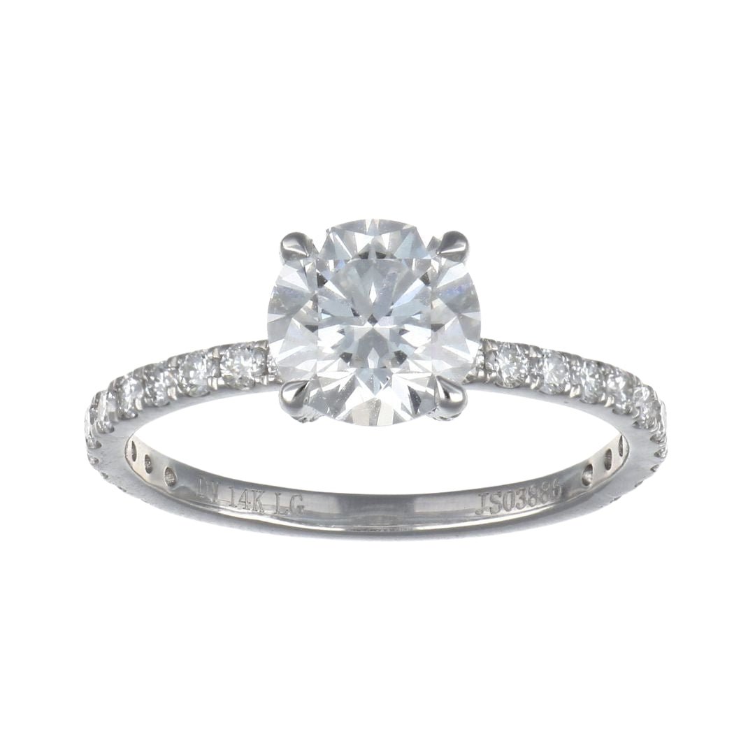 White Diamond Ring (Lab Grown White Diamond 1.51 cts. D VS1 Lab Grown White Diamond 0.51 cts.) Not Net