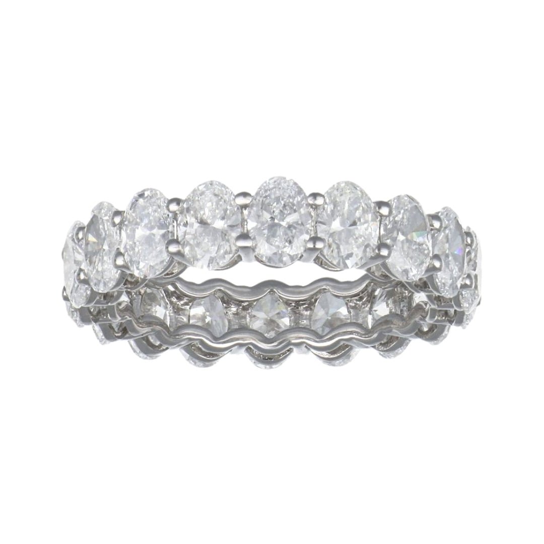 White Diamond Ring (Lab Grown White Diamond 4.72 cts.) Not Net