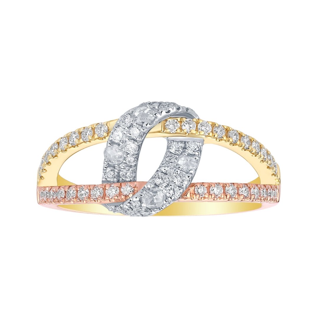 White Diamond Ring (White Diamond 0.06 cts. White Diamond 0.45 cts.) Not Net