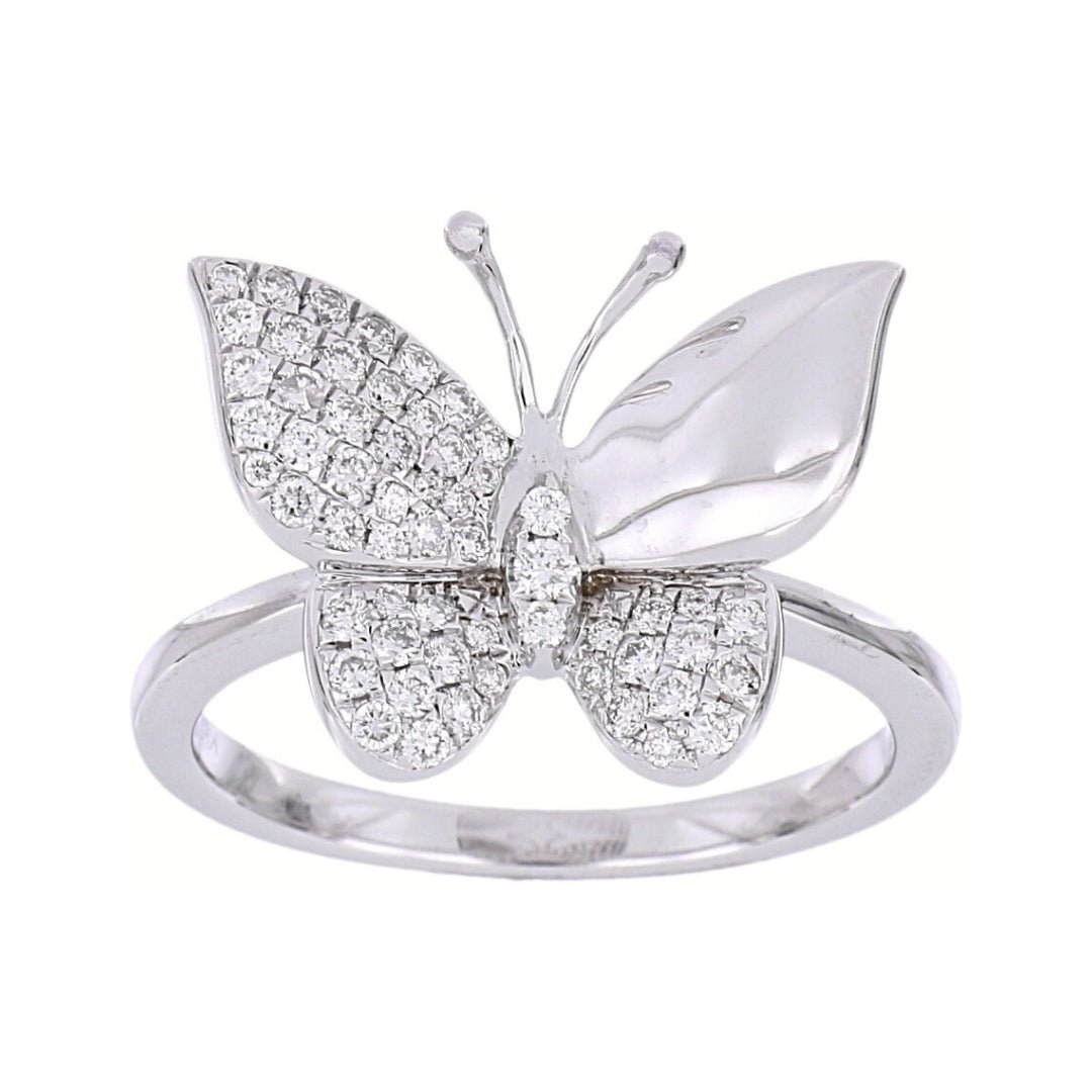White Diamond Ring (White Diamond 0.37 cts.) Not Net