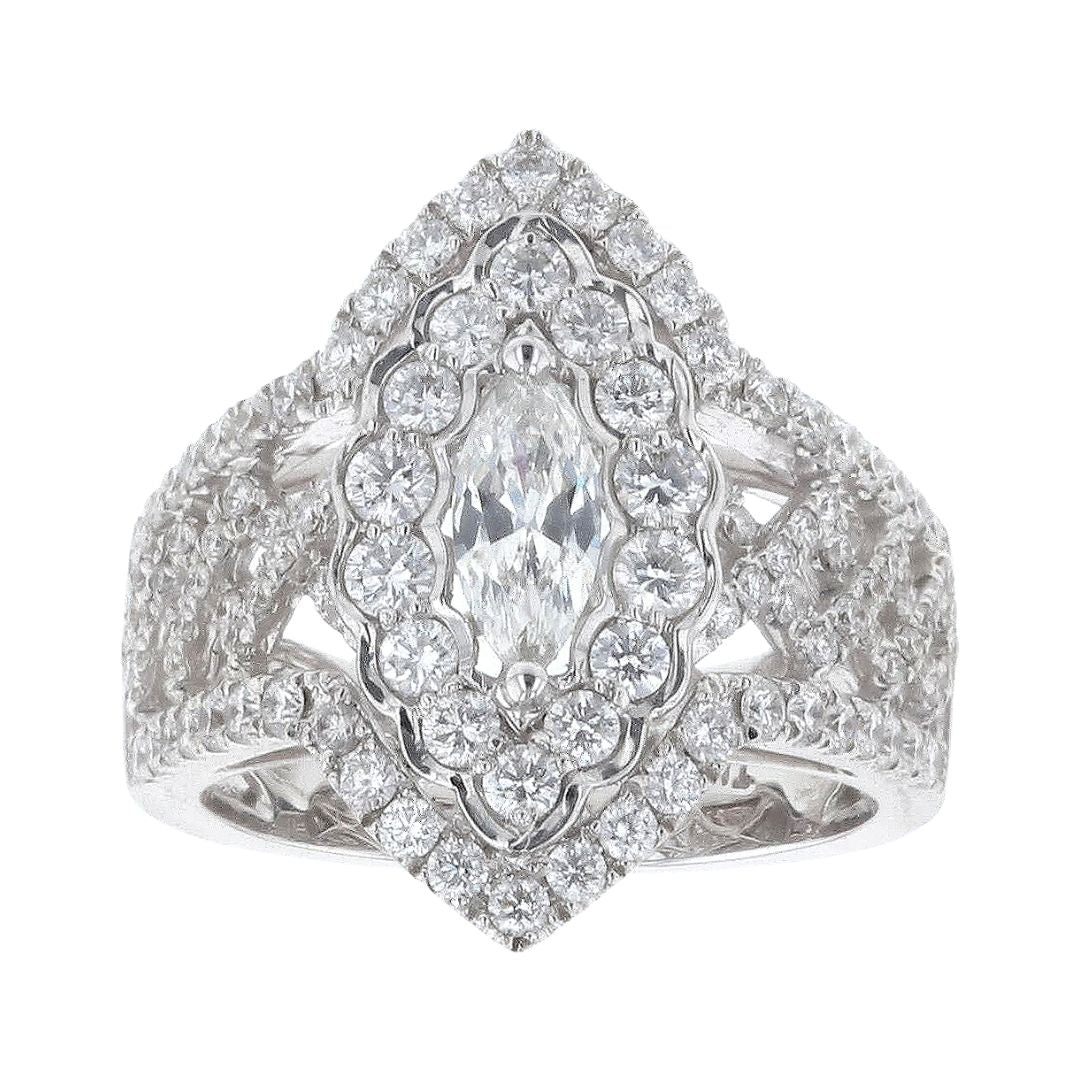 Buy White Diamond Ring (White Diamond 0.4 cts. Cut White Diamond 1.57 cts.) at Kay's Fine Jewelry