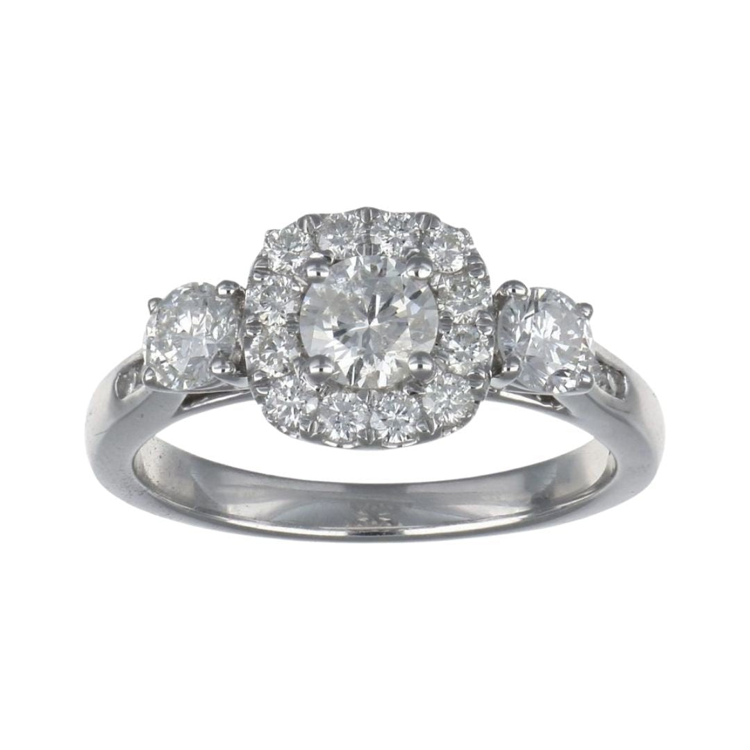 Buy White Diamond Ring (White Diamond 0.4 cts. White Diamond 0.46 cts. White Diamond 0.33 cts.) at Kay's Fine Jewelry