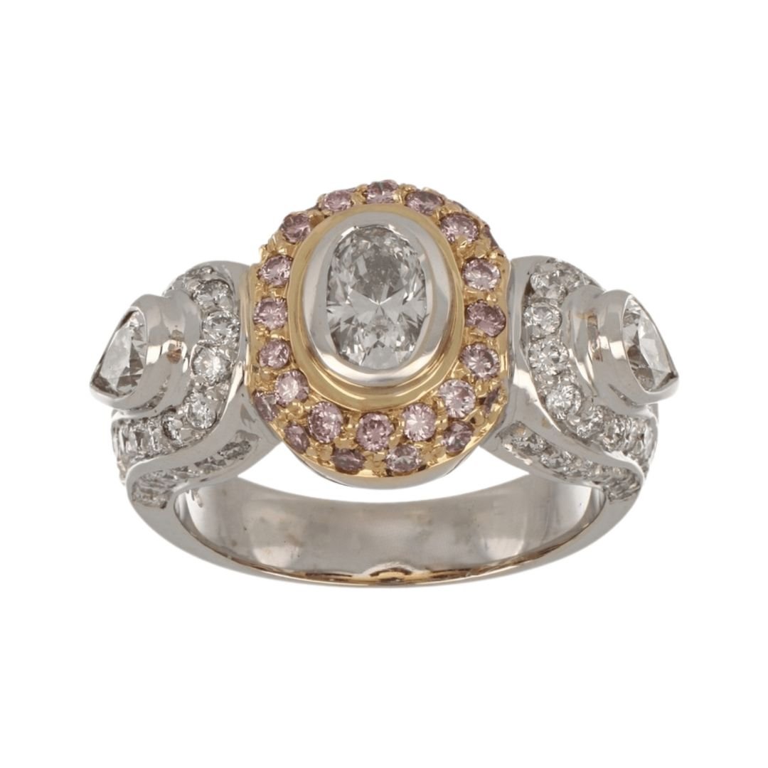 Buy White Diamond Ring (White Diamond 0.53 cts. Pink Diamond 0.44 cts. White Diamond 1.44 cts.) at Kay's Fine Jewelry