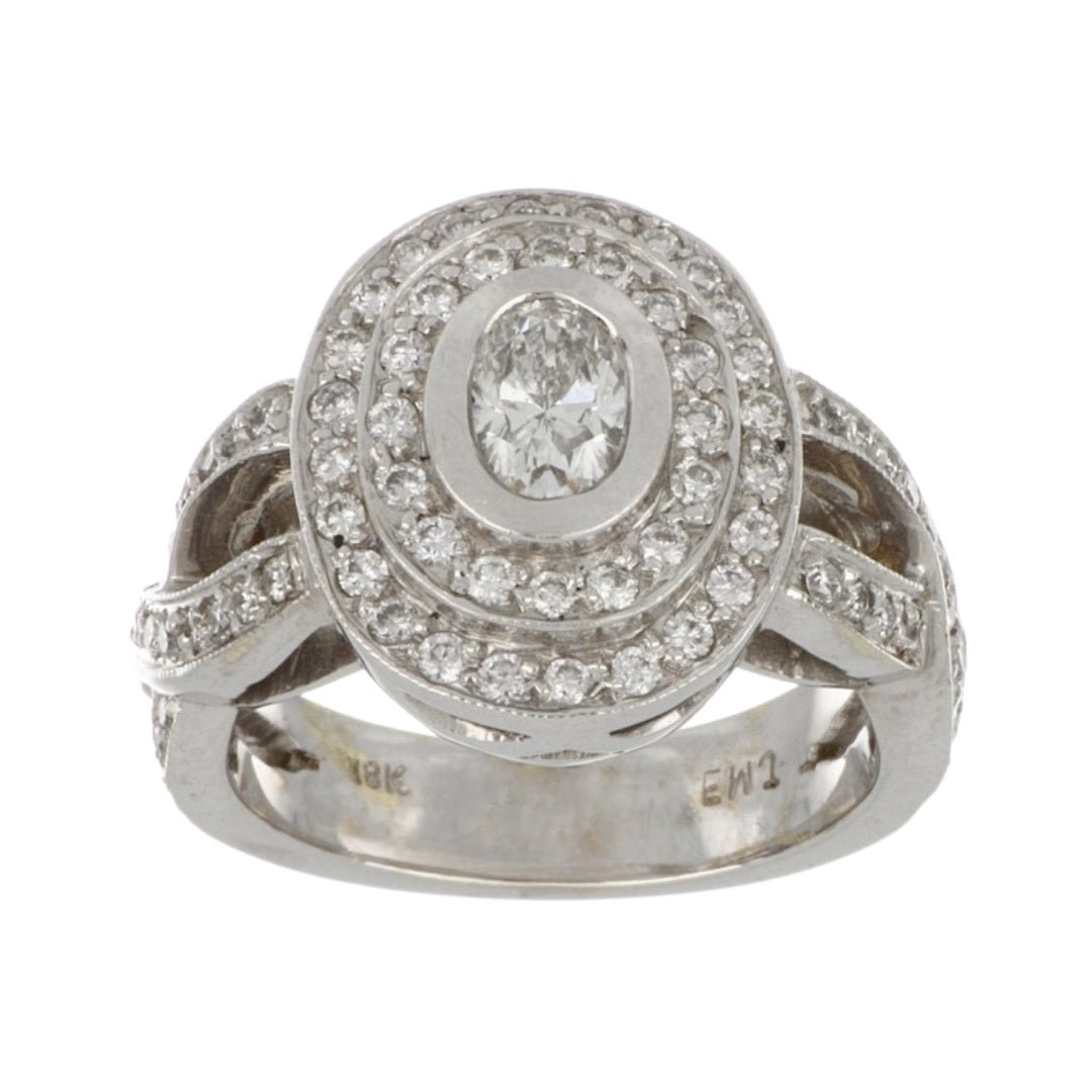 Buy White Diamond Ring (White Diamond 0.73 cts. White Diamond 0.56 cts.) at Kay's Fine Jewelry