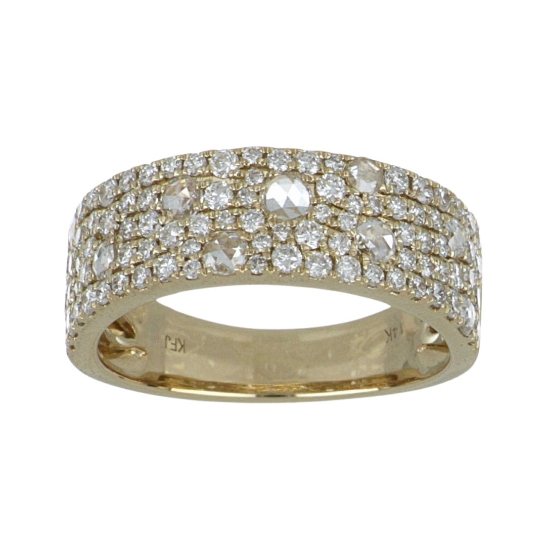 White Diamond Ring (White Diamond 0.78 cts. White Diamond 0.3 cts.) Not Net