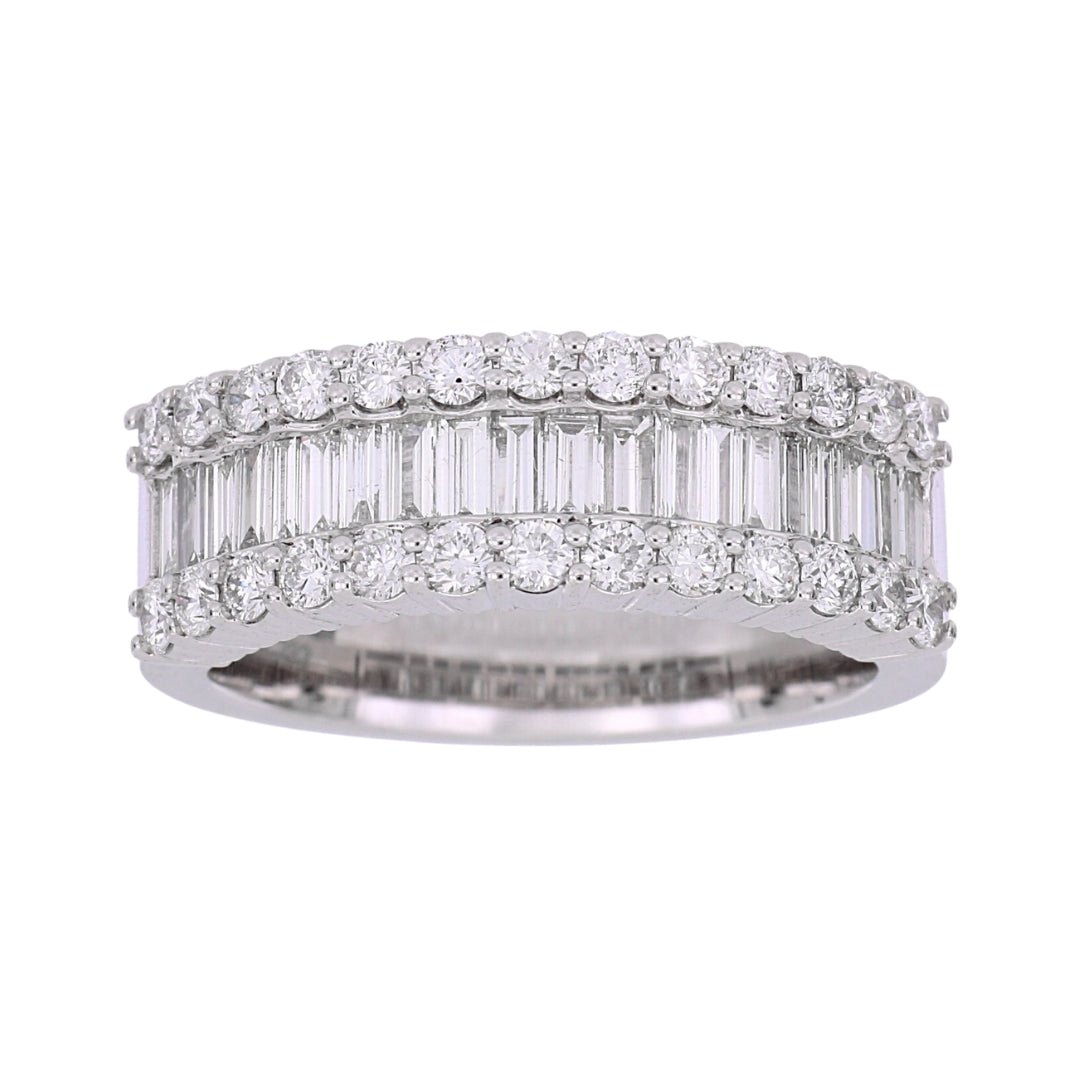 White Diamond Ring (White Diamond 0.78 cts. White Diamond 0.77 cts.) Not Net